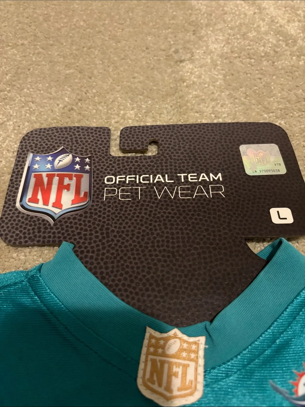 Miami Dolphins Dog Jersey